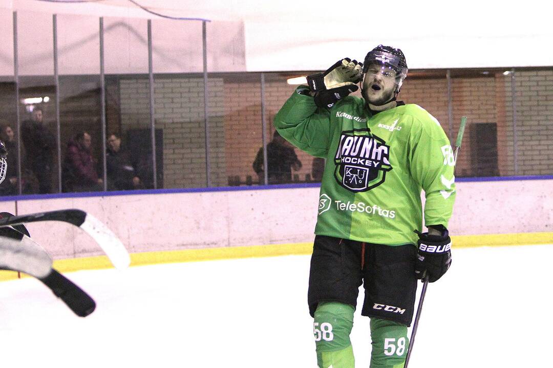 NLRL: „Kaunas Hockey“ – „Gel. vilkas“ 3:2