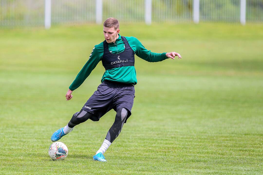 „Kauno Žalgirio“ futbolininkų treniruotė