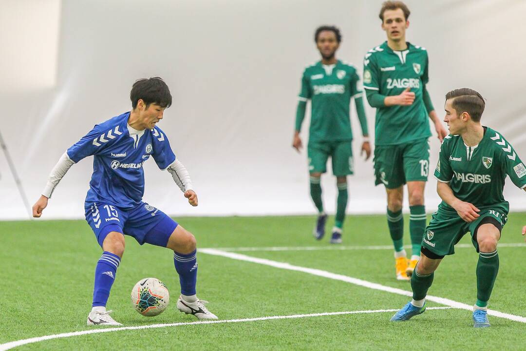 Futbolo kontrolinės: „K. Žalgiris“ – „Hegelmann“ 1:0