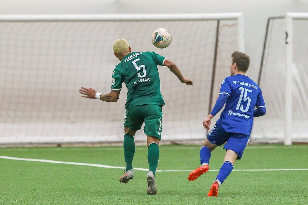 Futbolo kontrolinės: „K. Žalgiris“ – „Hegelmann“ 1:0