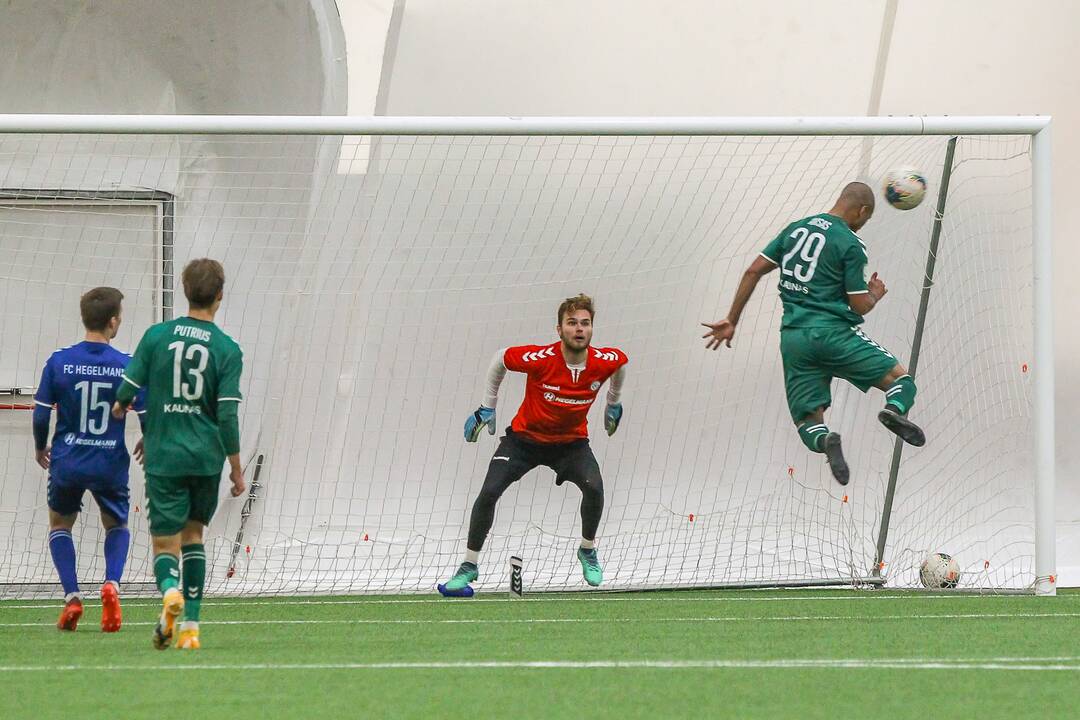 Futbolo kontrolinės: „K. Žalgiris“ – „Hegelmann“ 1:0