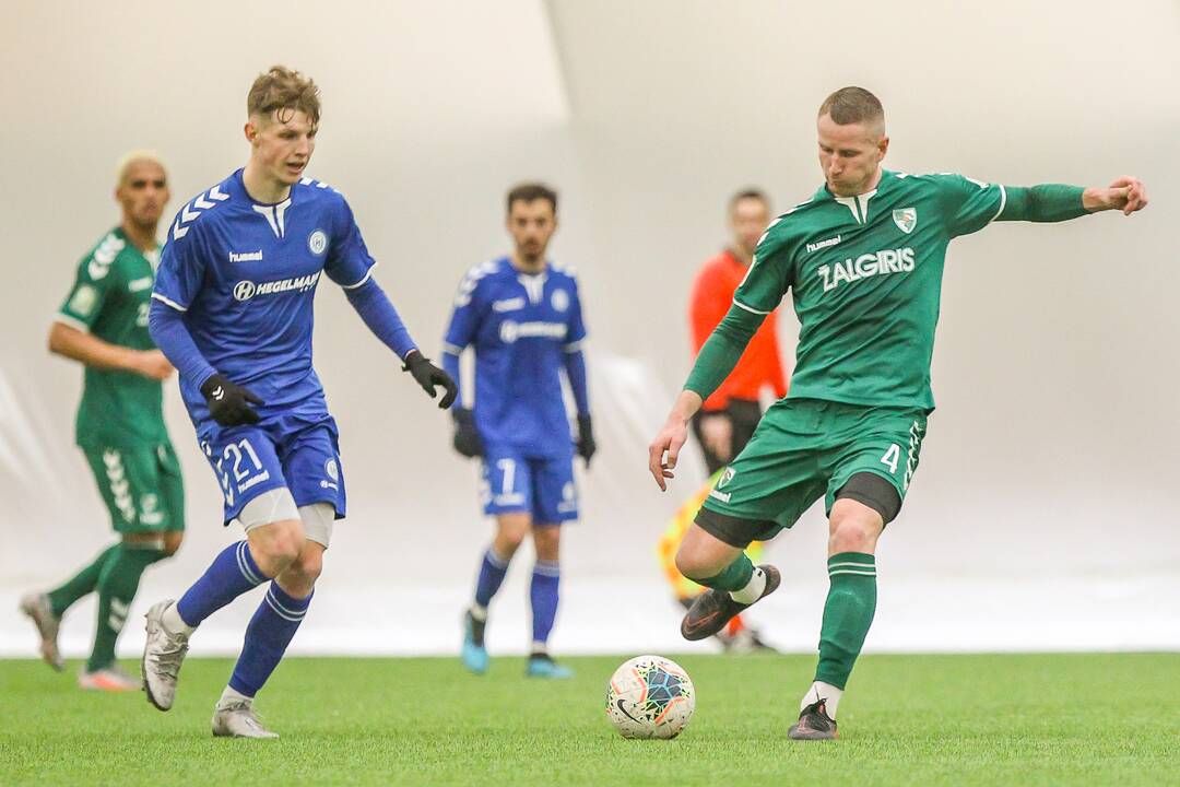 Futbolo kontrolinės: „K. Žalgiris“ – „Hegelmann“ 1:0