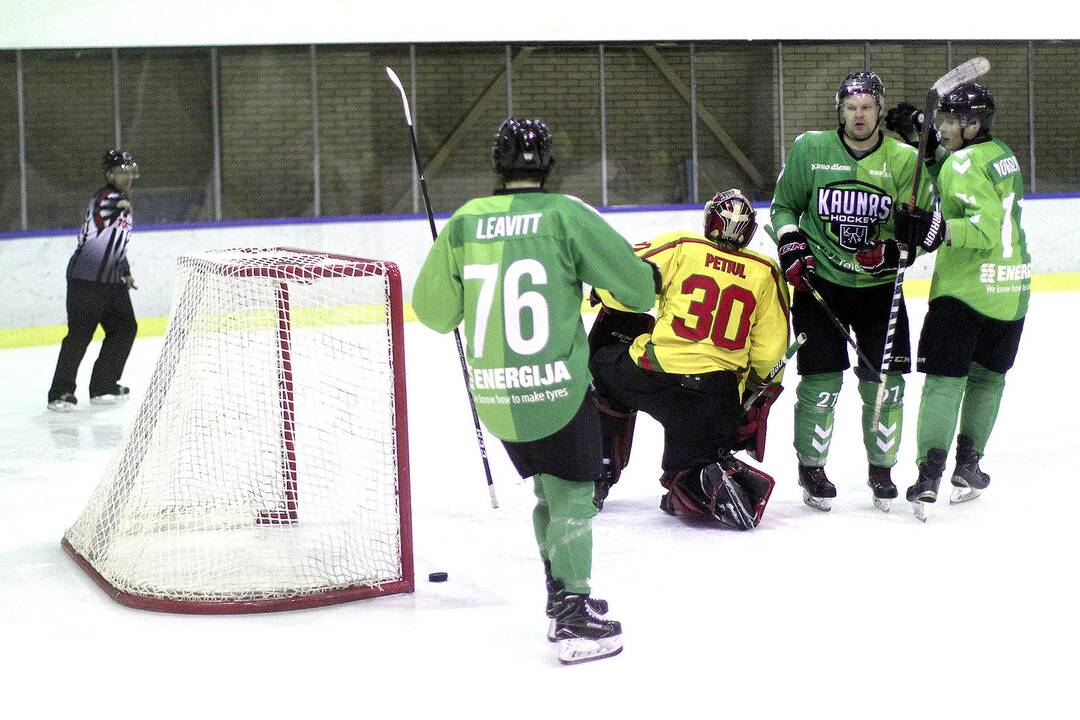 NLRL: „Kaunas Hockey“ – „Gel. vilkas“ 6:3
