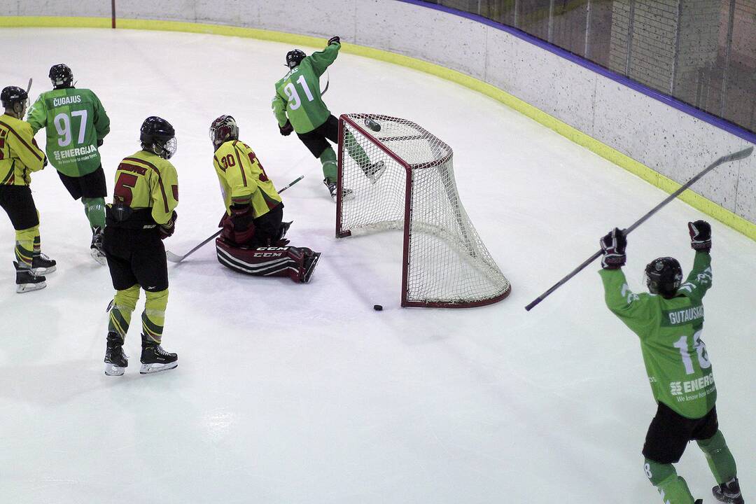 NLRL: „Kaunas Hockey“ – „Gel. vilkas“ 6:3