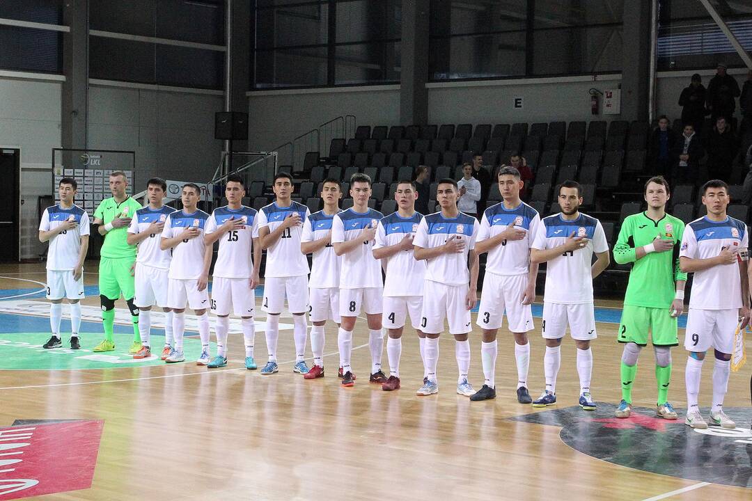 Futsalo kontrolinės: Lietuva – Kirgizija 2:6