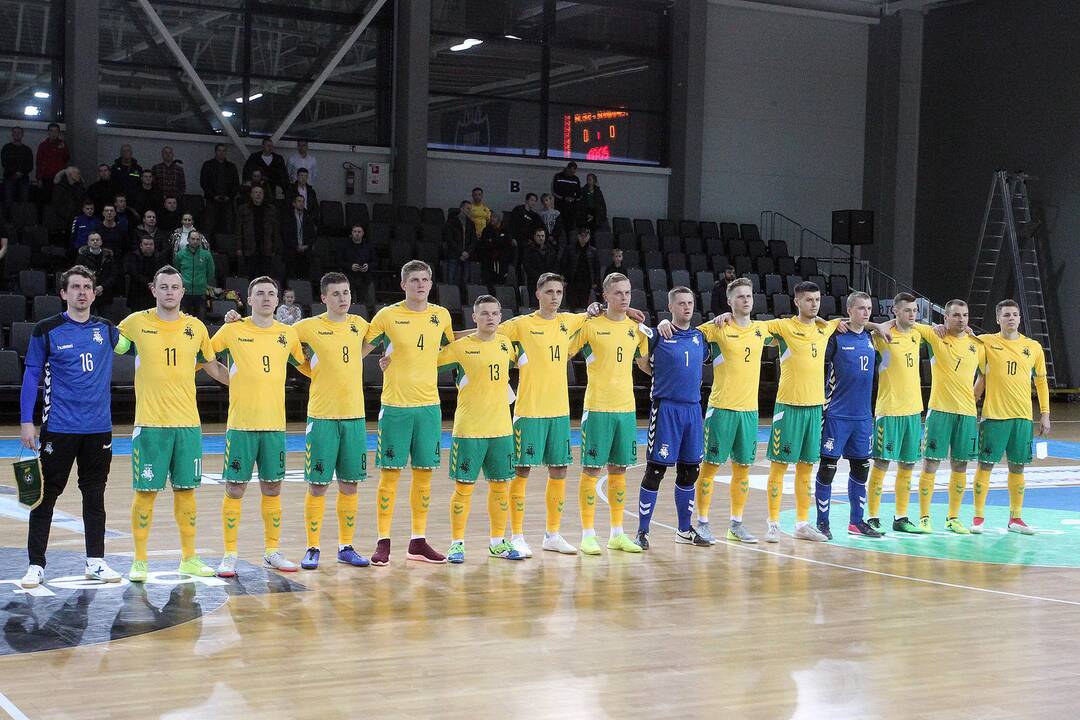 Futsalo kontrolinės: Lietuva – Kirgizija 2:6