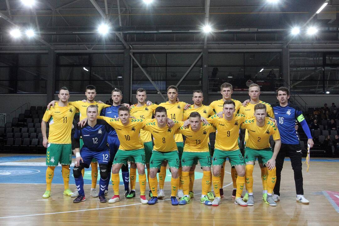 Futsalo kontrolinės: Lietuva – Kirgizija 2:6