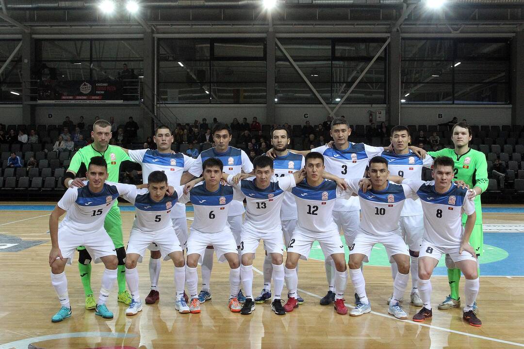 Futsalo kontrolinės: Lietuva – Kirgizija 2:6