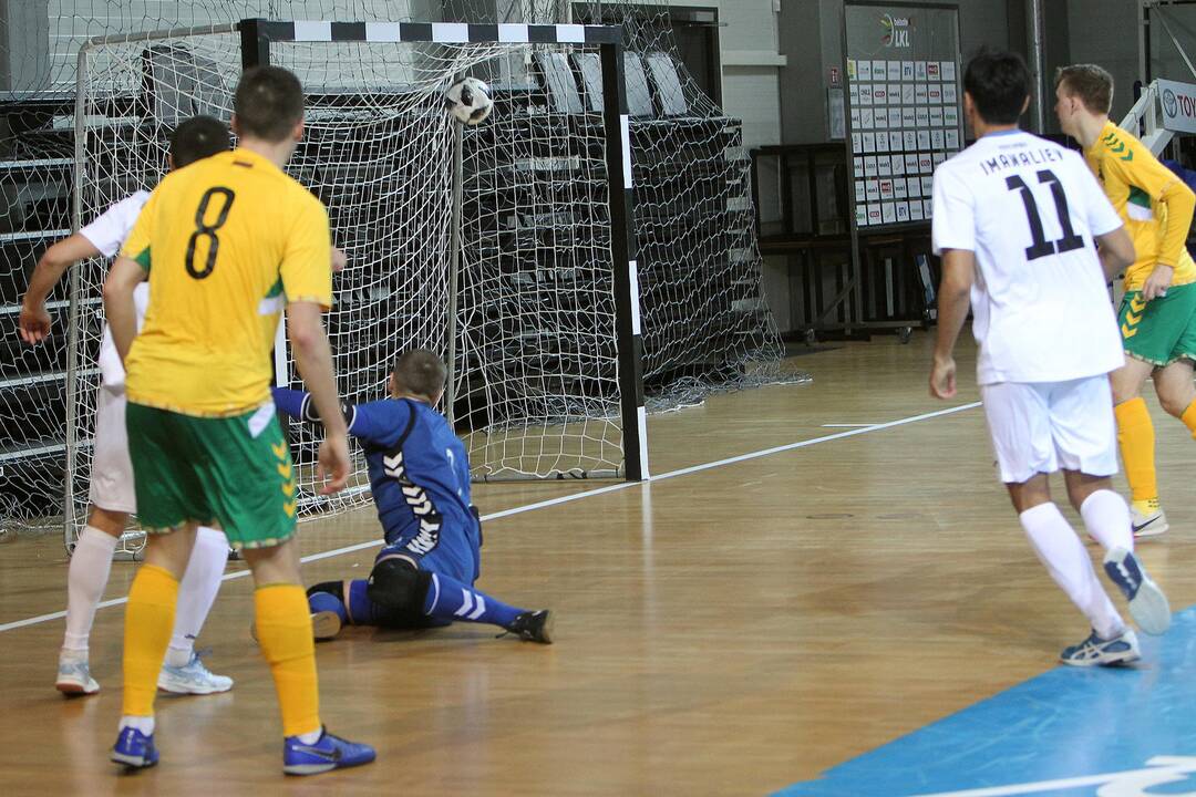 Futsalo kontrolinės: Lietuva – Kirgizija 2:6