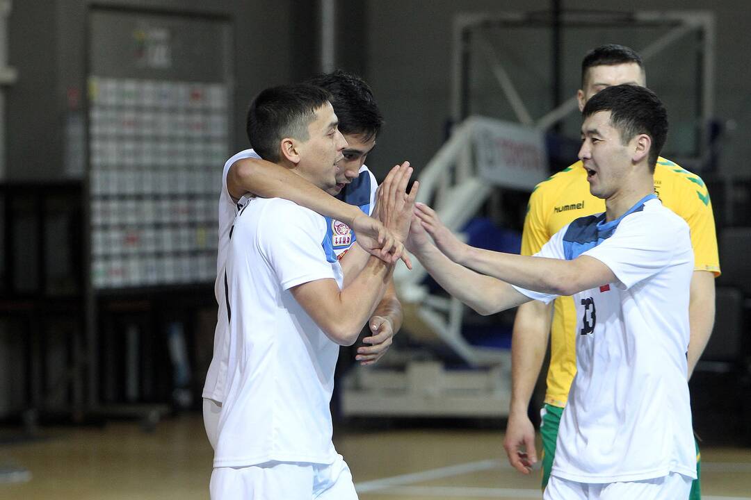 Futsalo kontrolinės: Lietuva – Kirgizija 2:6
