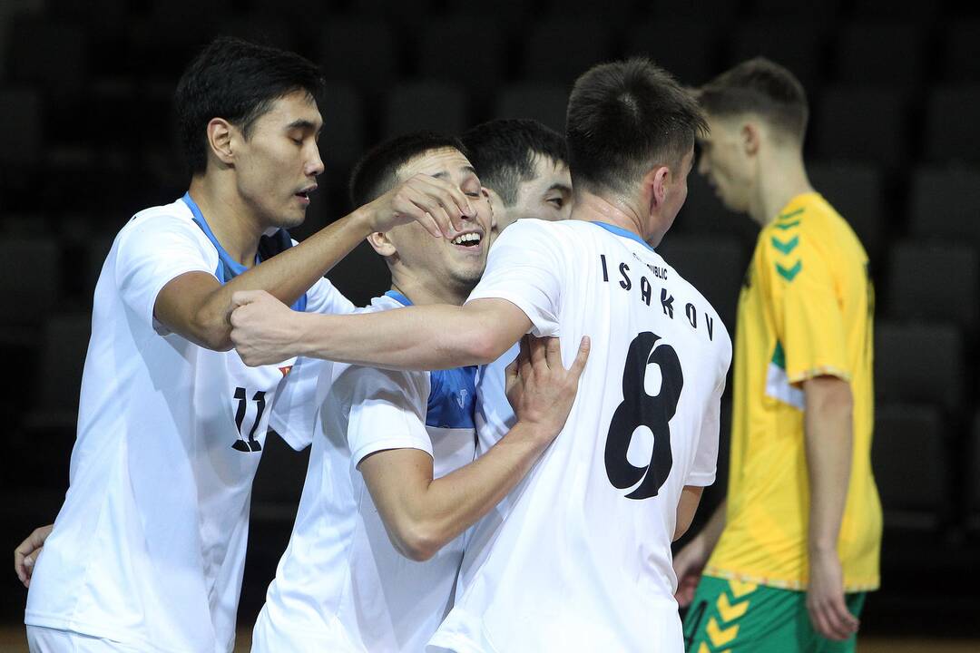 Futsalo kontrolinės: Lietuva – Kirgizija 2:6