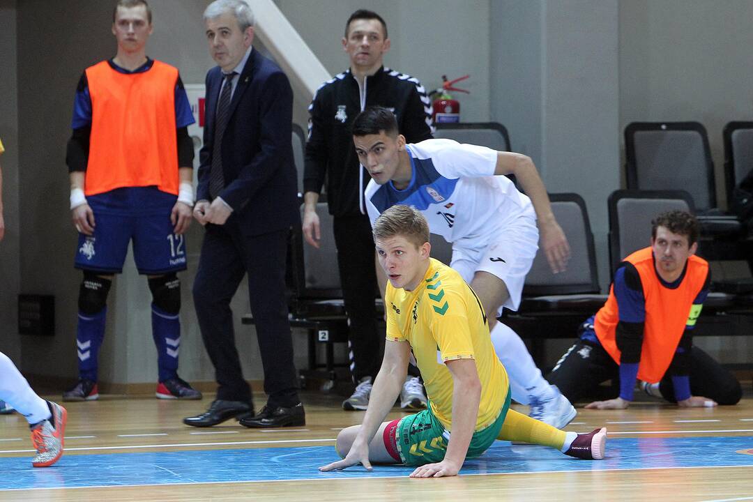 Futsalo kontrolinės: Lietuva – Kirgizija 2:6