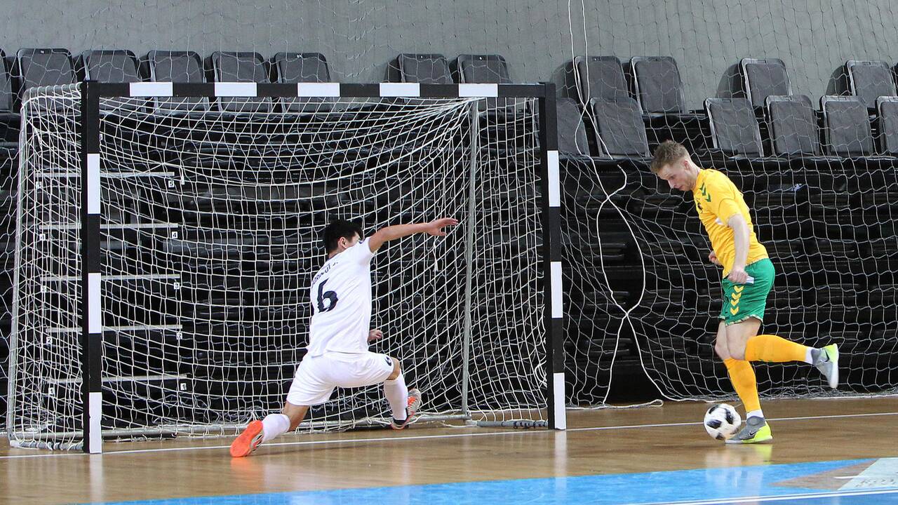 Futsalo kontrolinės: Lietuva – Kirgizija 2:6
