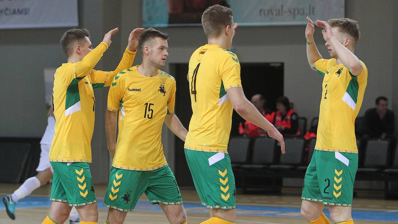 Futsalo kontrolinės: Lietuva – Kirgizija 2:6