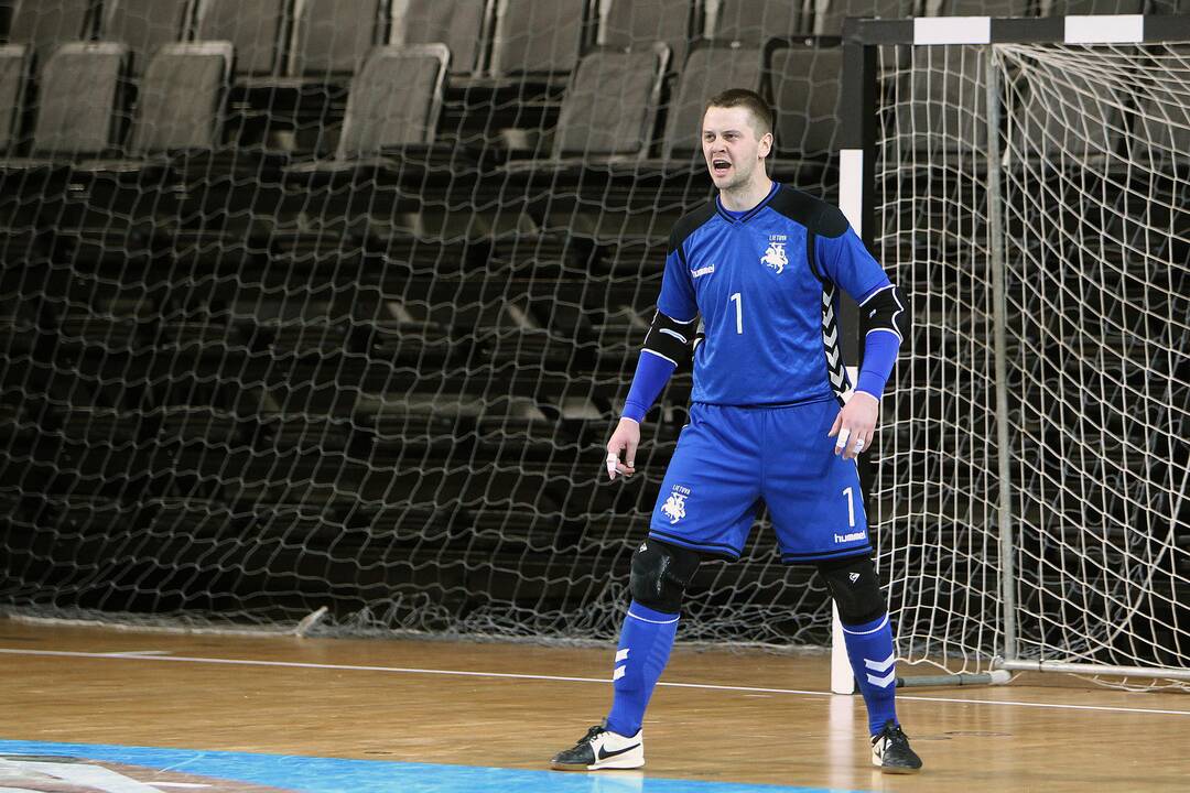 Futsalo kontrolinės: Lietuva – Kirgizija 2:6