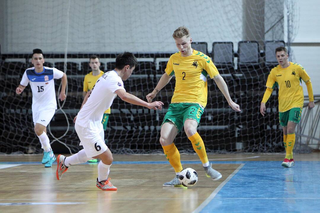 Futsalo kontrolinės: Lietuva – Kirgizija 2:6