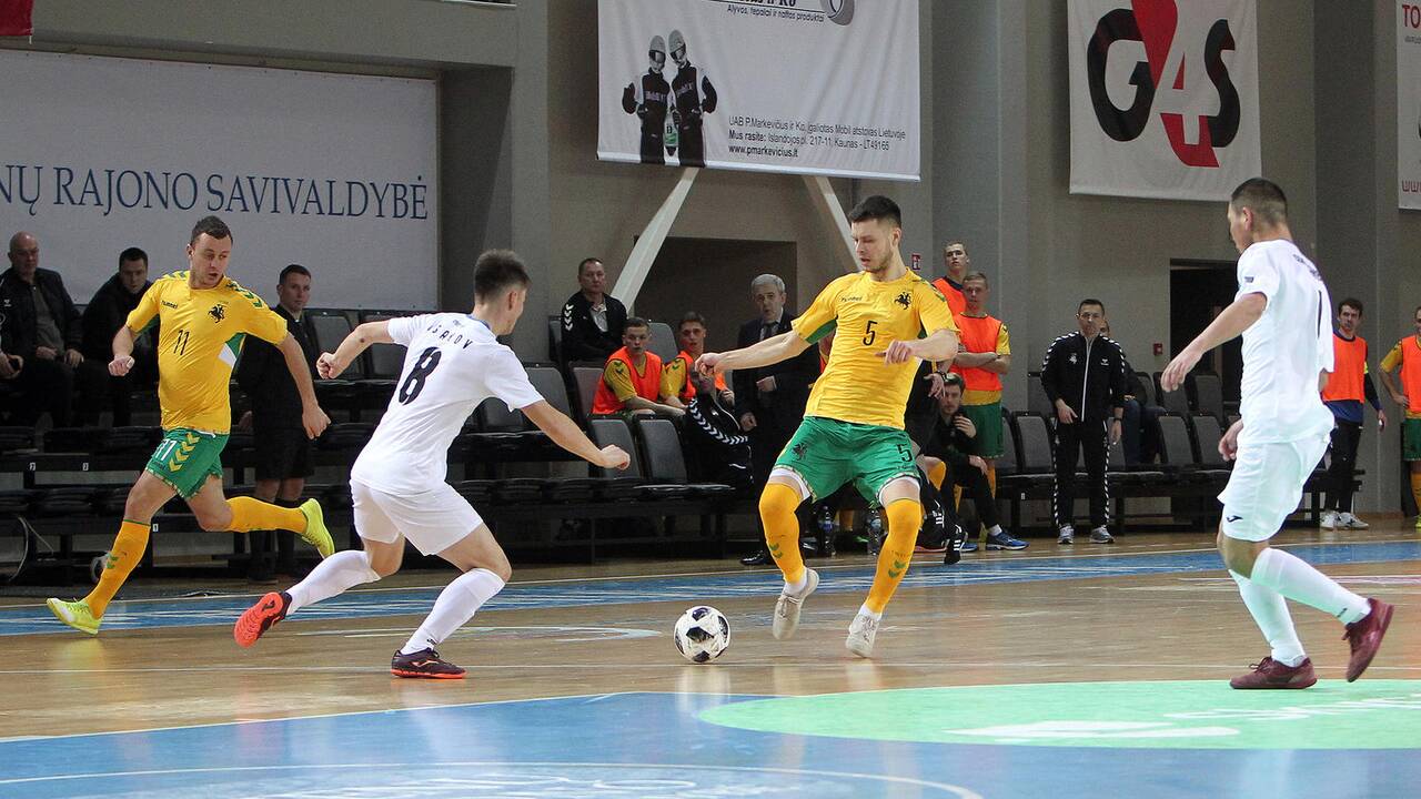 Futsalo kontrolinės: Lietuva – Kirgizija 2:6