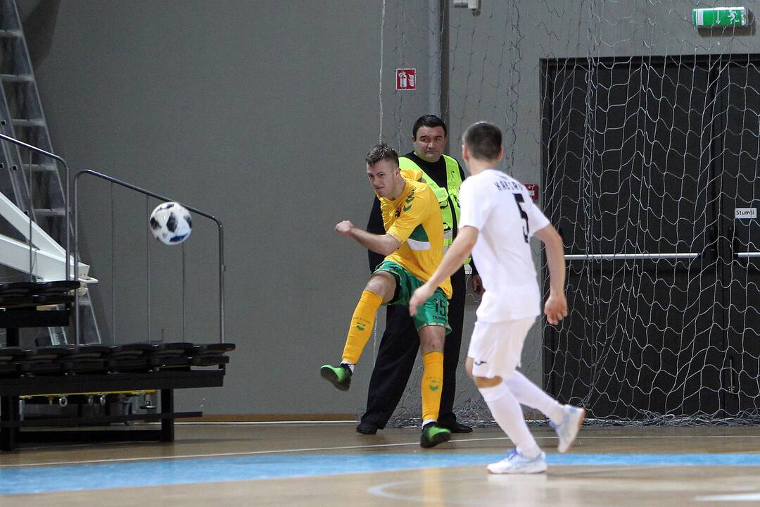 Futsalo kontrolinės: Lietuva – Kirgizija 2:6
