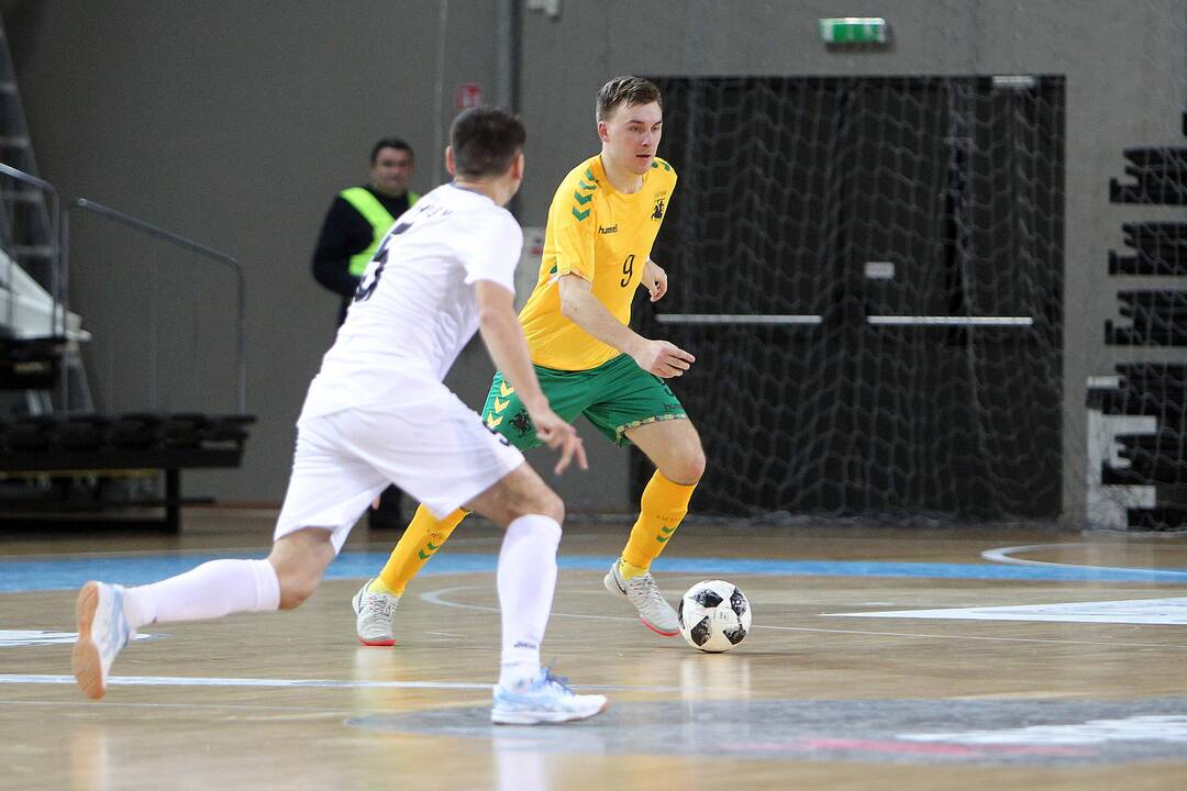 Futsalo kontrolinės: Lietuva – Kirgizija 2:6