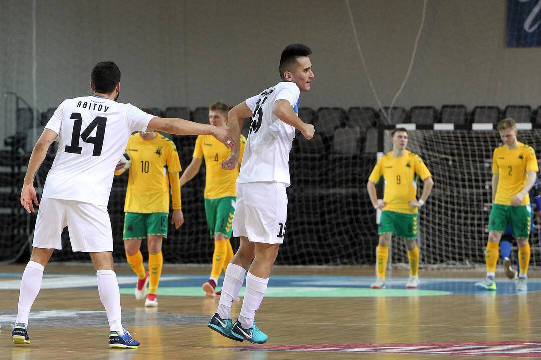Futsalo kontrolinės: Lietuva – Kirgizija 2:6