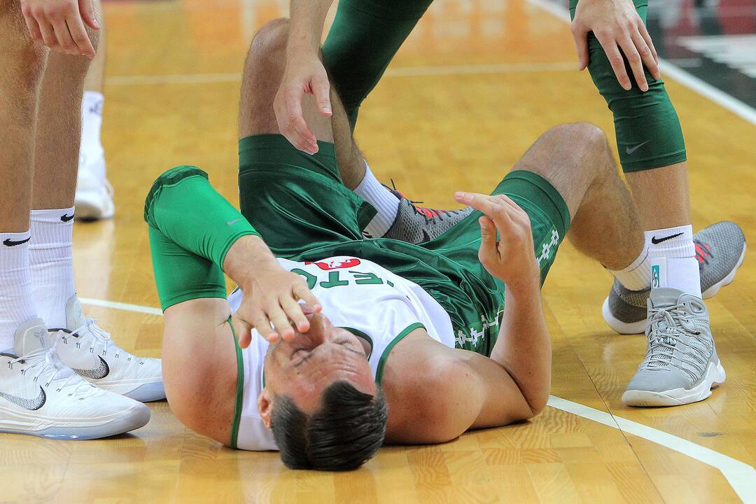 Krepšinis. Lietuva – Serbija 91:95