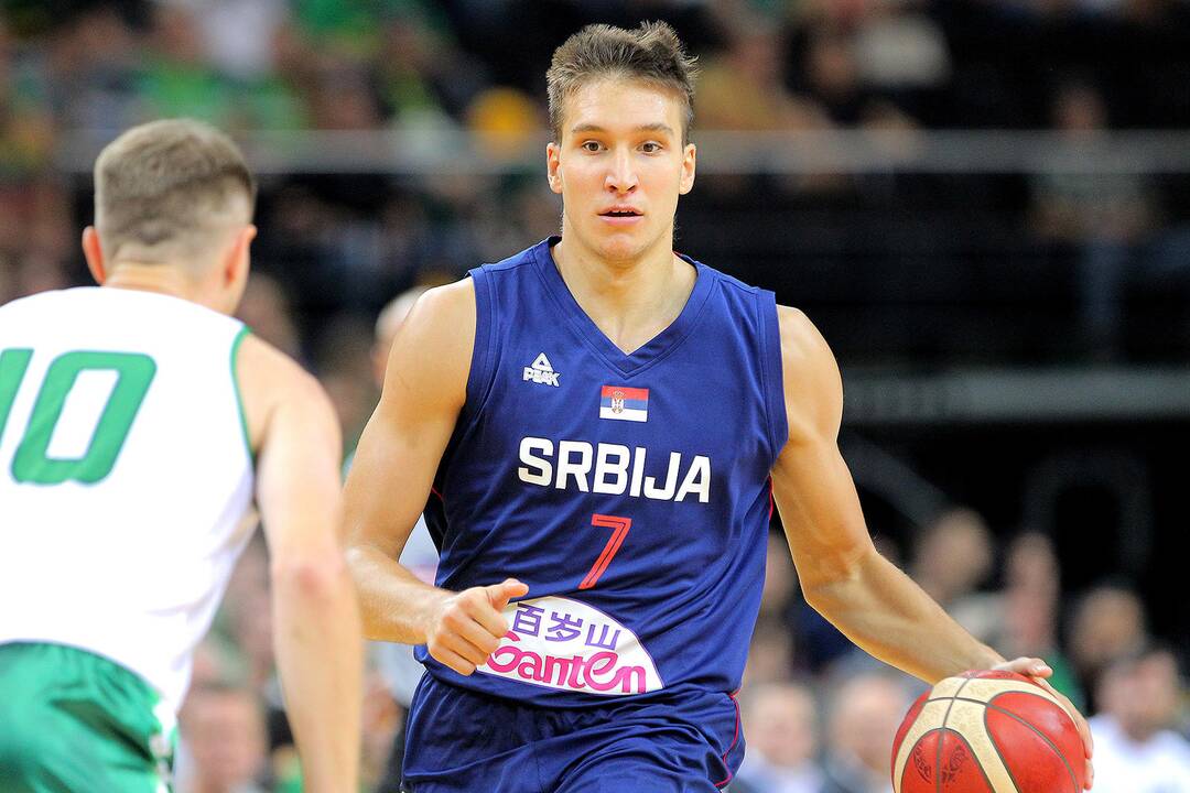 Krepšinis. Lietuva – Serbija 91:95