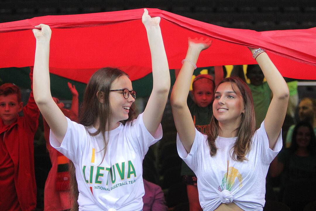Krepšinis. Lietuva – Serbija 91:95