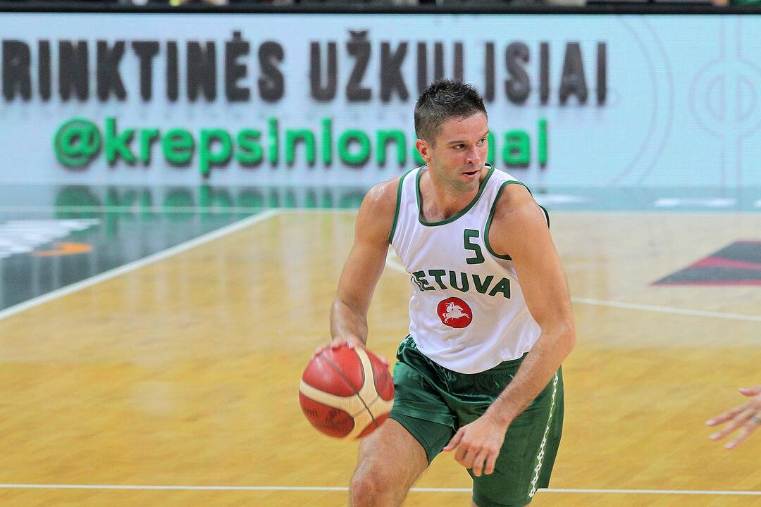 Krepšinis. Lietuva – Serbija 91:95