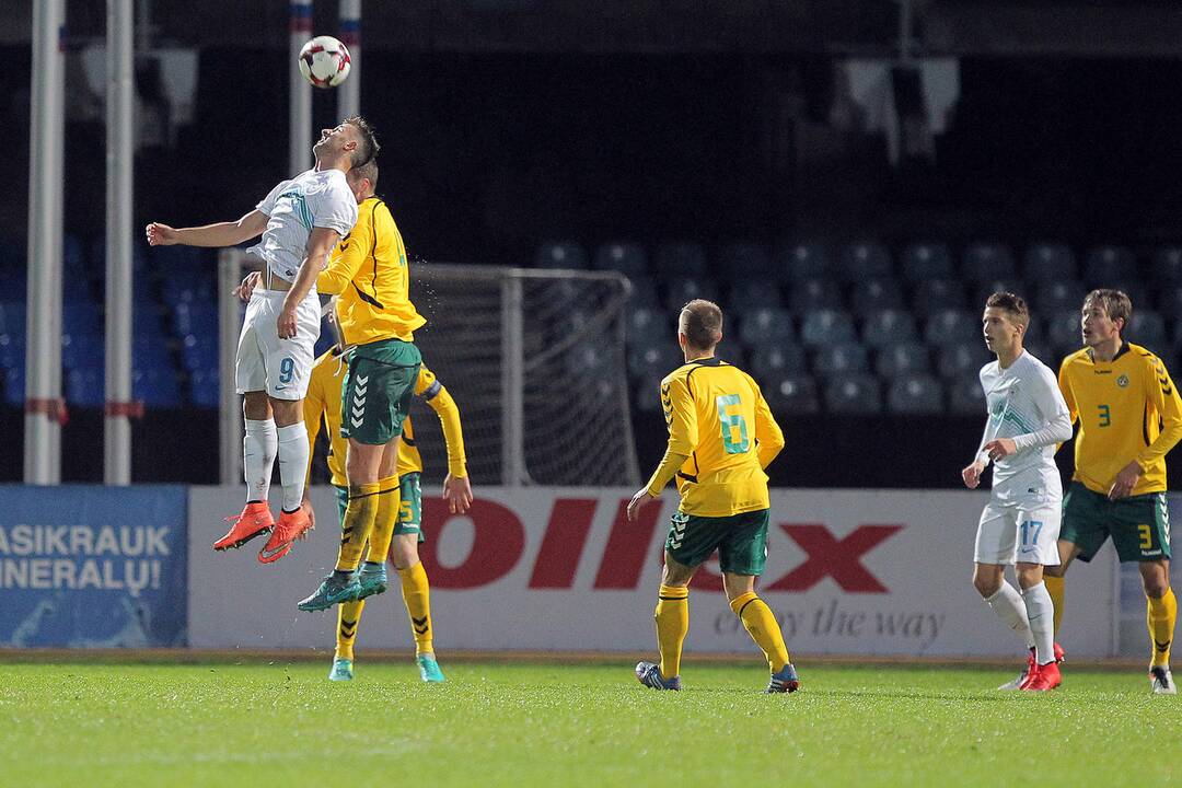 Futbolas [U21] Lietuva – Slovėnija 1:0