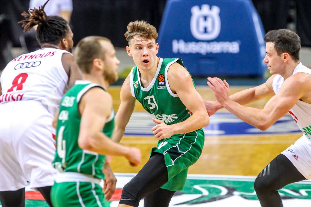 Eurolyga: „Žalgiris“ – „Bayern“ 74:73