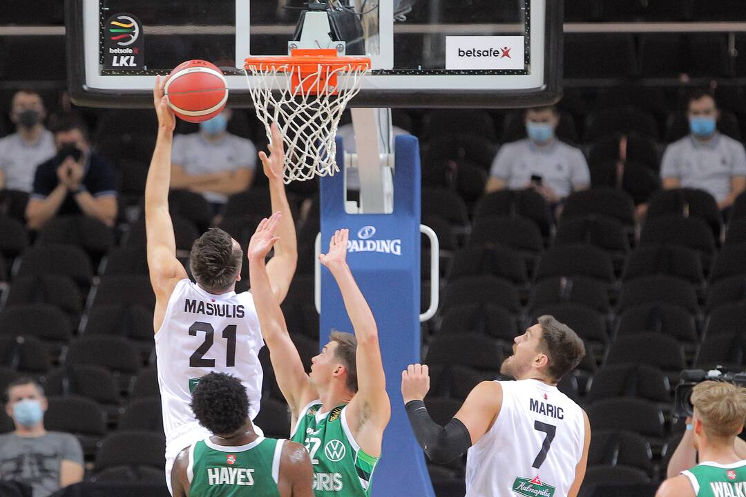 LKL: „Žalgiris“ – „Lietkabelis“ 61:72