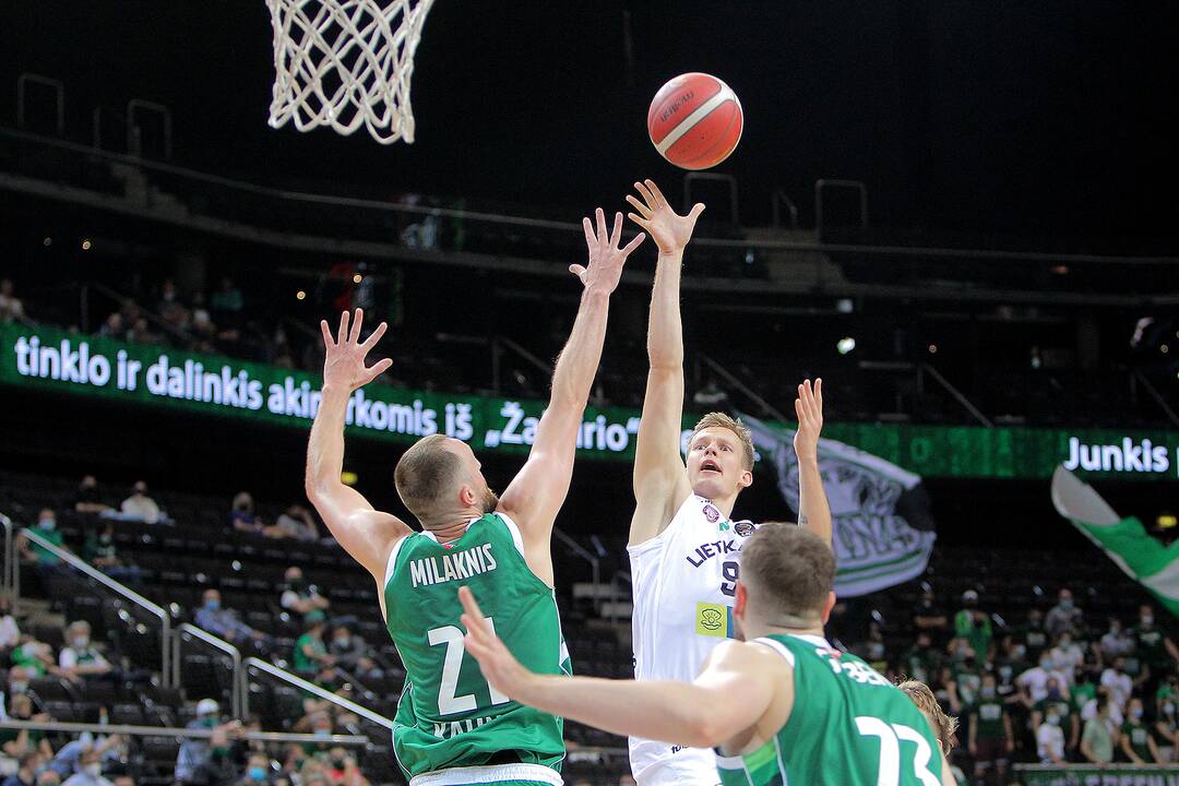 LKL: „Žalgiris“ – „Lietkabelis“ 61:72