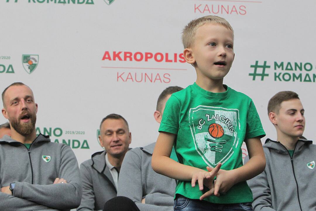 Kauno „Žalgirio“ komandos pristatymas