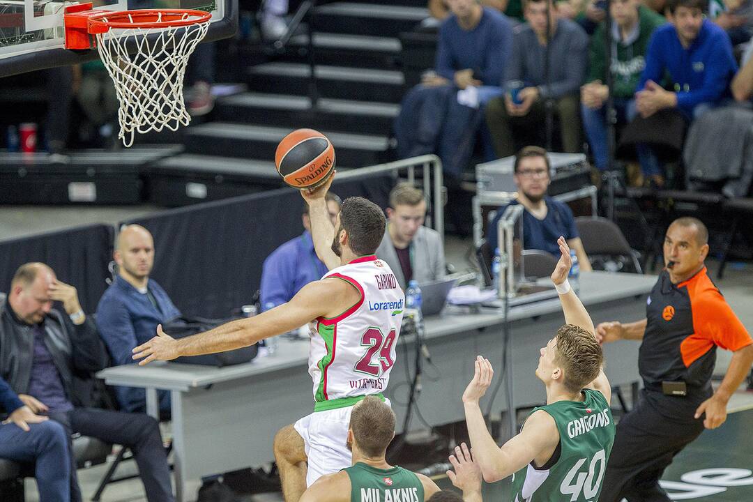 Eurolyga: „Žalgiris“ – „Baskonia“ 79:87