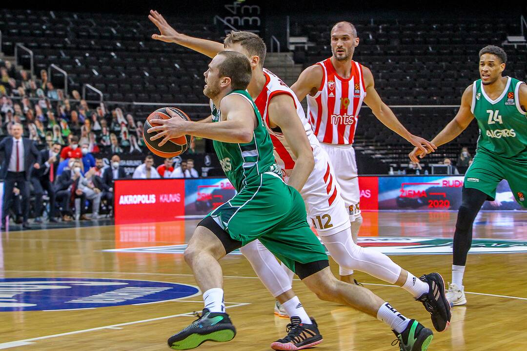 Eurolyga: „Žalgiris“ – „Crvena zvezda“ 75:62