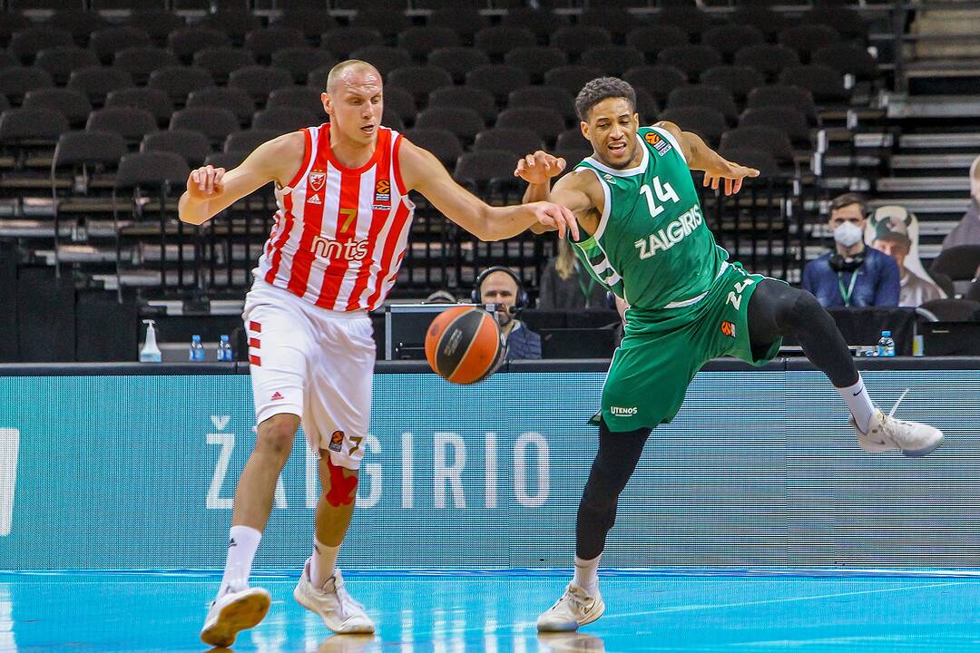Eurolyga: „Žalgiris“ – „Crvena zvezda“ 75:62