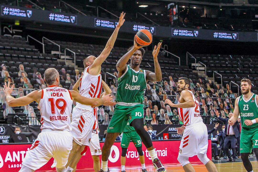 Eurolyga: „Žalgiris“ – „Crvena zvezda“ 75:62