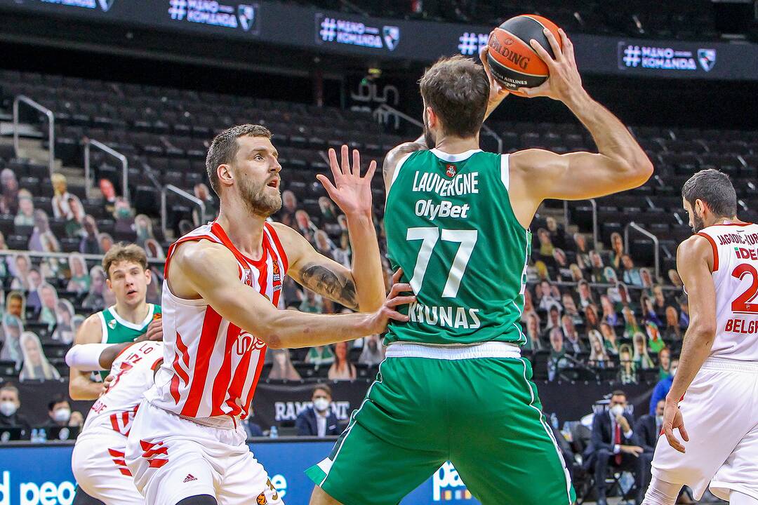 Eurolyga: „Žalgiris“ – „Crvena zvezda“ 75:62
