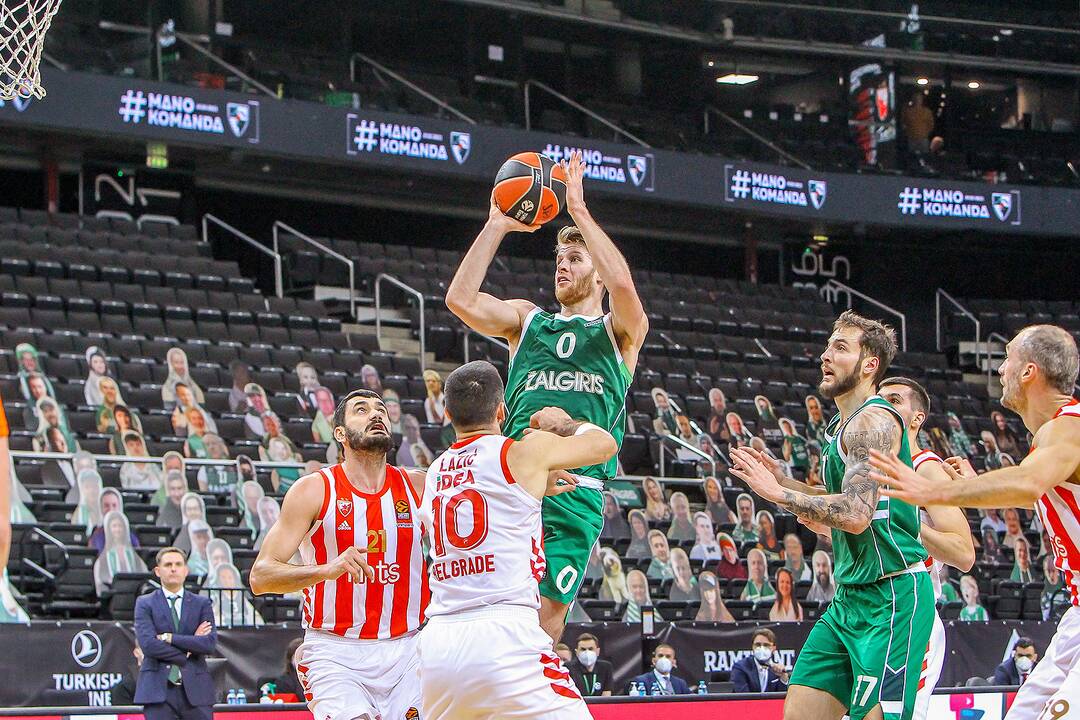 Eurolyga: „Žalgiris“ – „Crvena zvezda“ 75:62