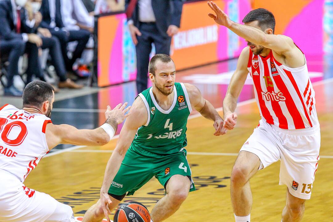 Eurolyga: „Žalgiris“ – „Crvena zvezda“ 75:62
