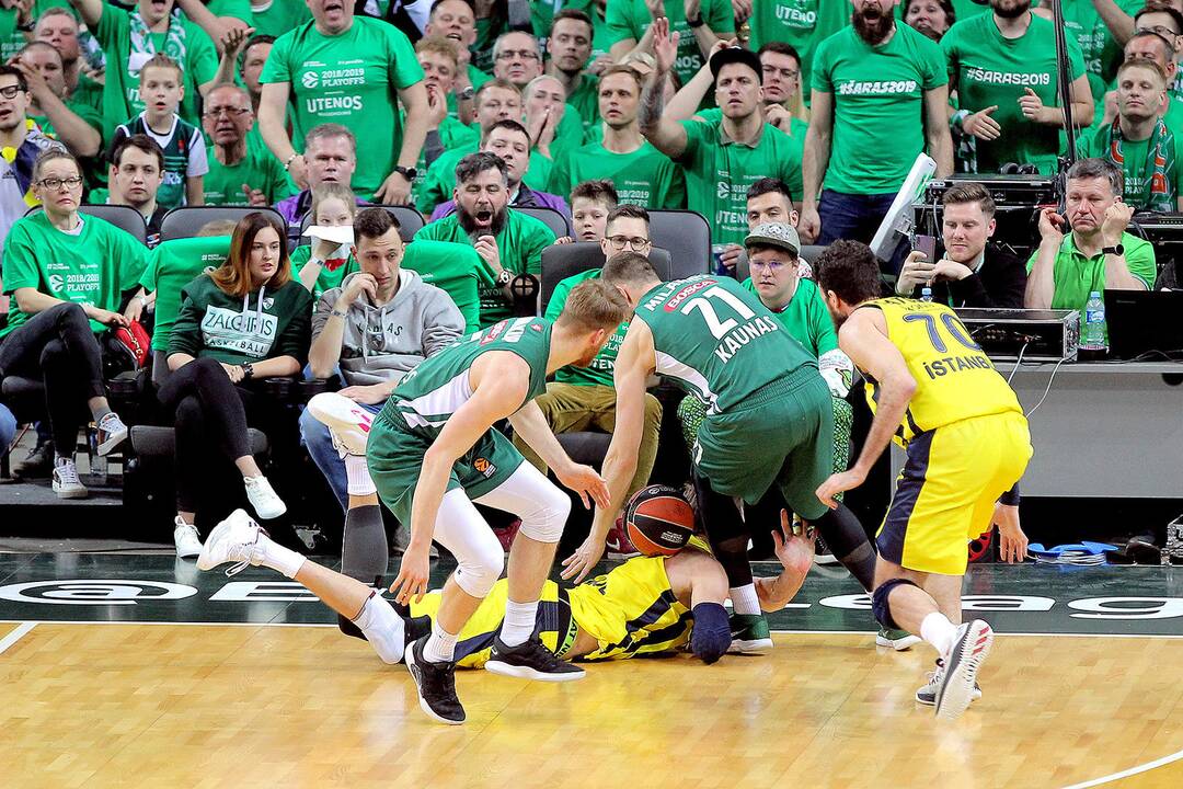 Eurolygos ketvirtfinalis: „Žalgiris“ – „Fenerbahce“ 57:66
