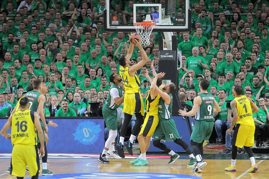 Eurolygos ketvirtfinalis: „Žalgiris“ – „Fenerbahce“ 57:66