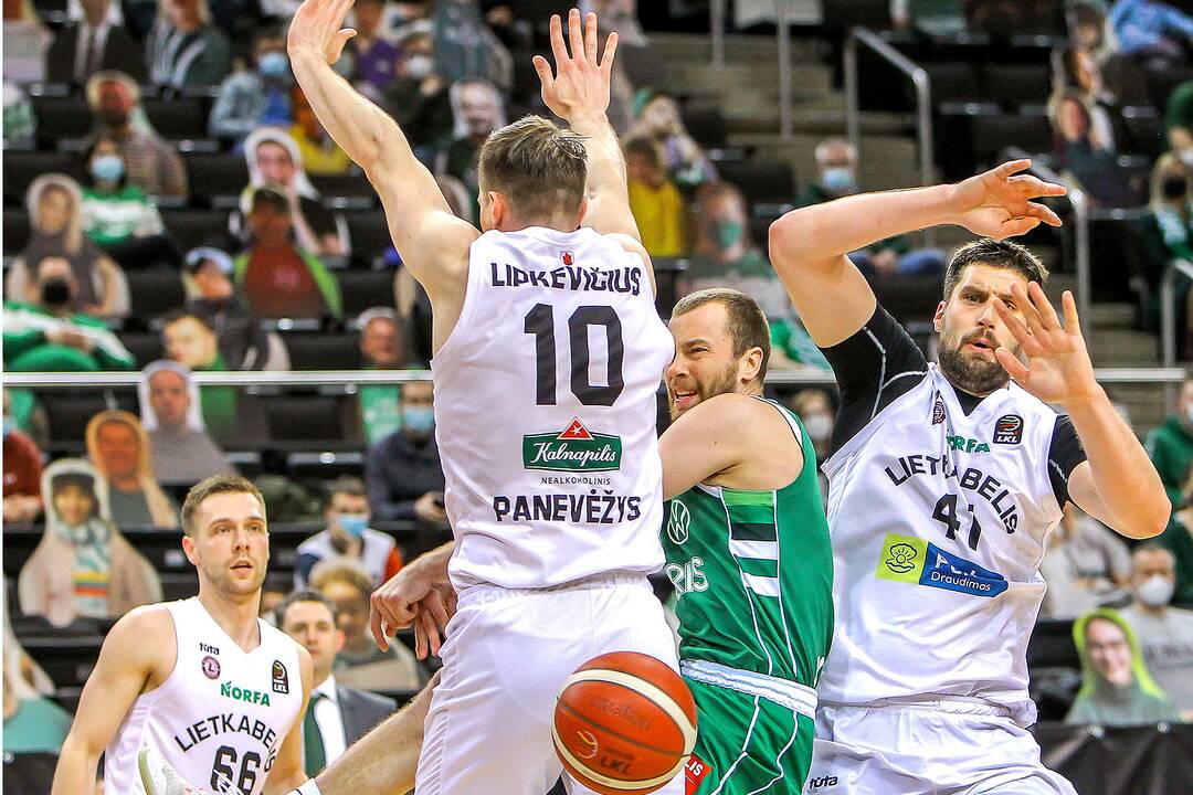 LKL: „Žalgiris“ – „Lietkabelis“ 70:68