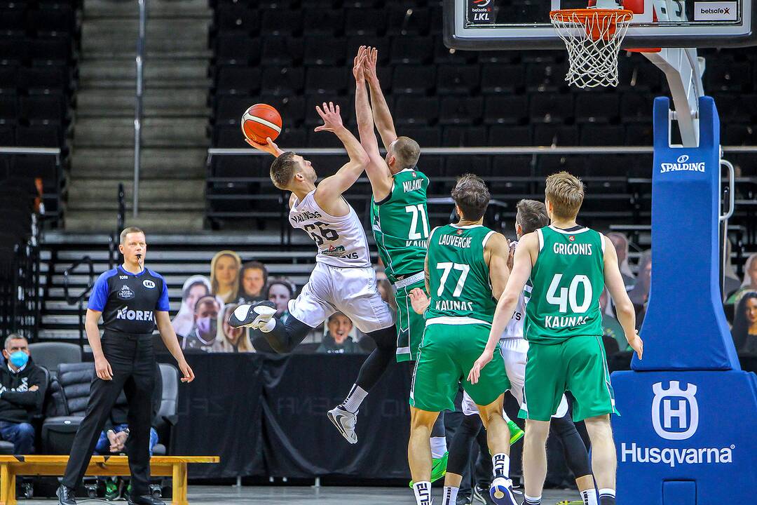LKL: „Žalgiris“ – „Lietkabelis“ 70:68
