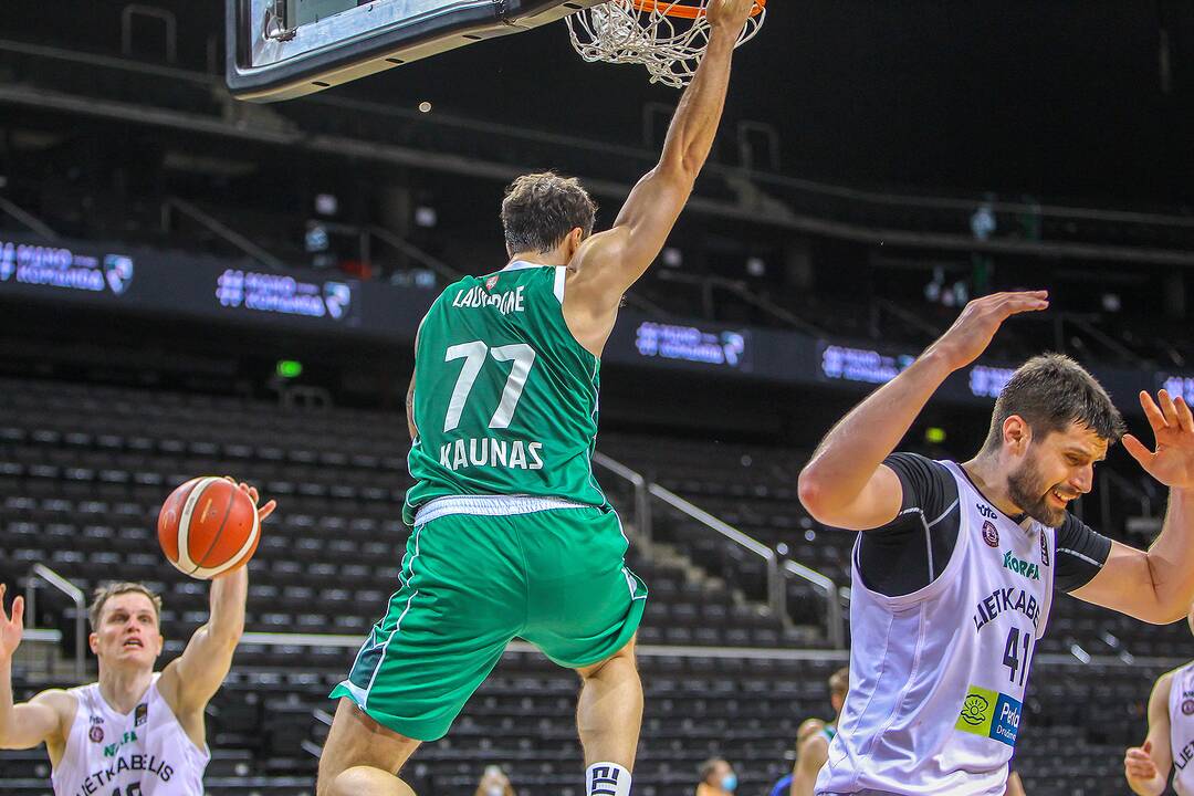 LKL: „Žalgiris“ – „Lietkabelis“ 70:68