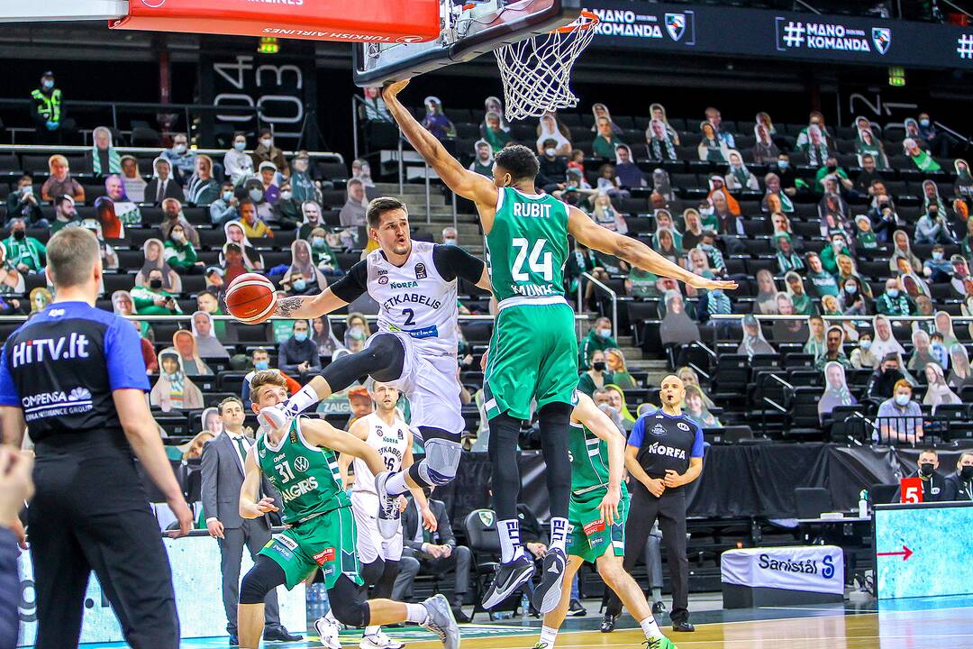 LKL: „Žalgiris“ – „Lietkabelis“ 70:68