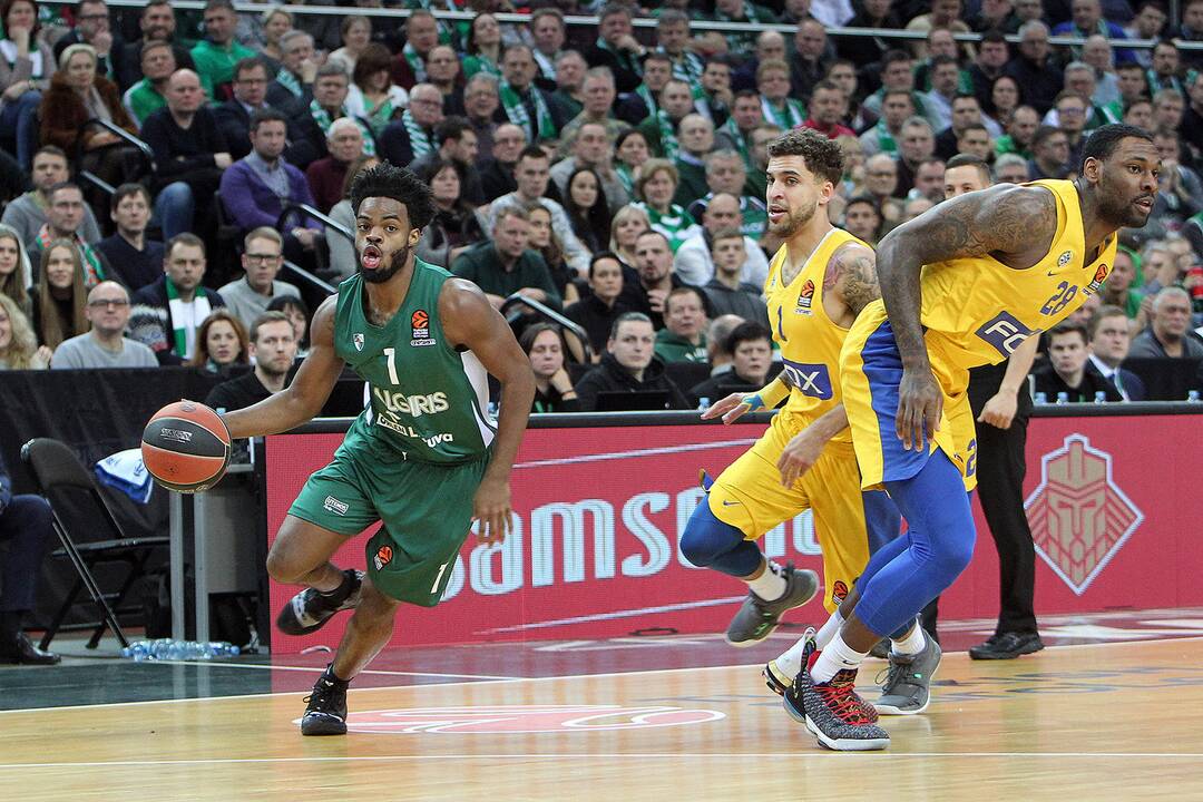 Eurolyga: „Žalgiris“ – „Maccabi“ 80:73