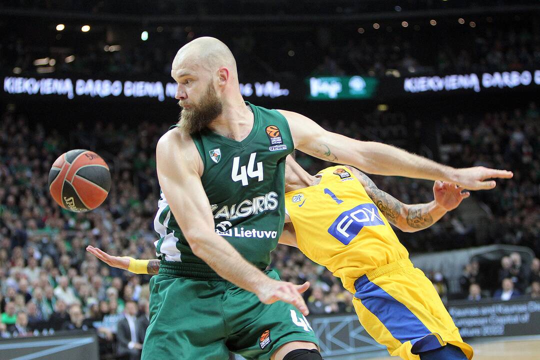 Eurolyga: „Žalgiris“ – „Maccabi“ 80:73