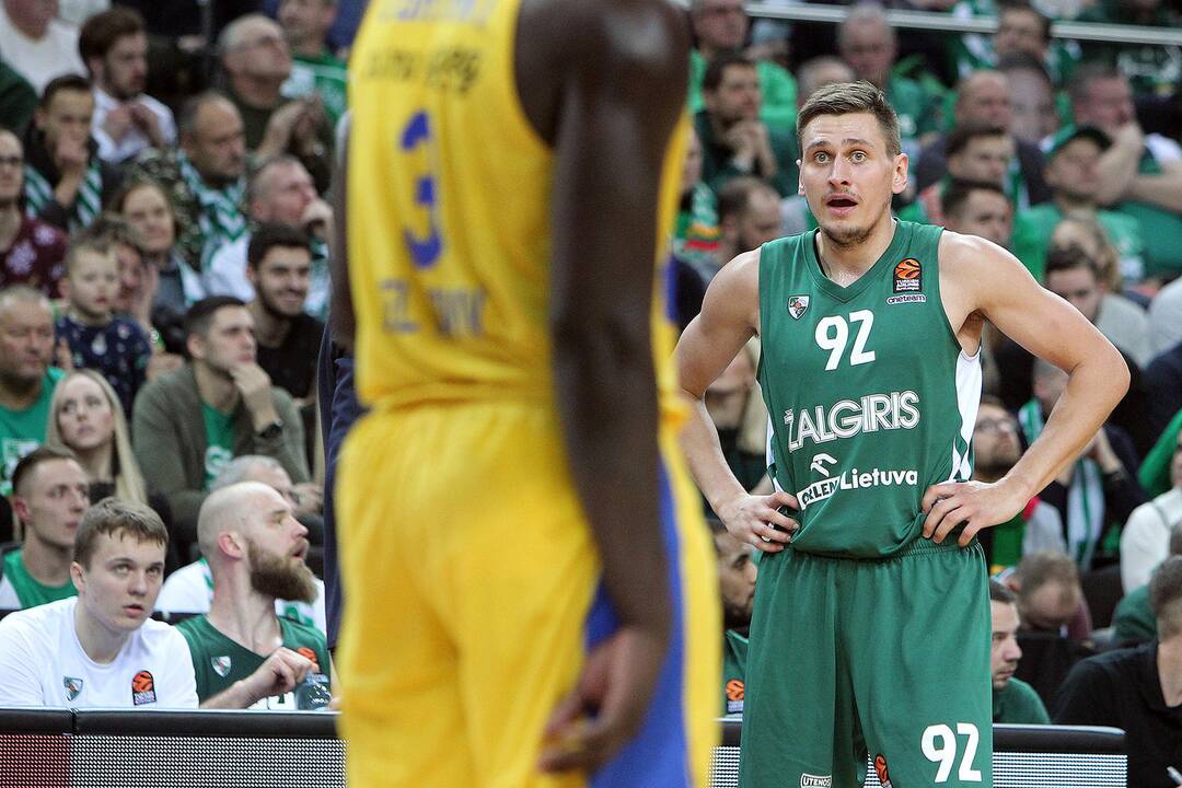 Eurolyga: „Žalgiris“ – „Maccabi“ 80:73