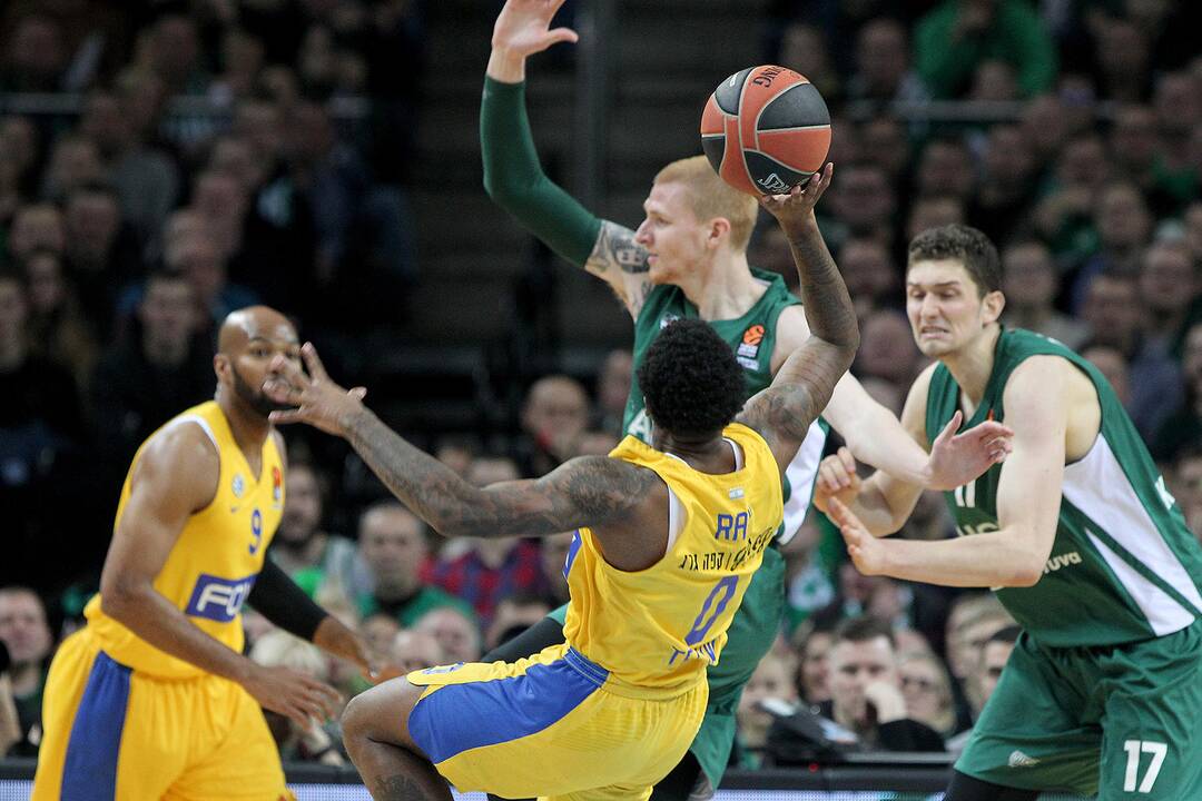 Eurolyga: „Žalgiris“ – „Maccabi“ 80:73